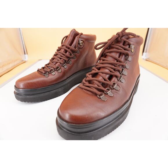 Allen Edmonds Knox High Brown Leather Sneaker Boot Size 9.5 New Ultralight $475 - Picture 8 of 9